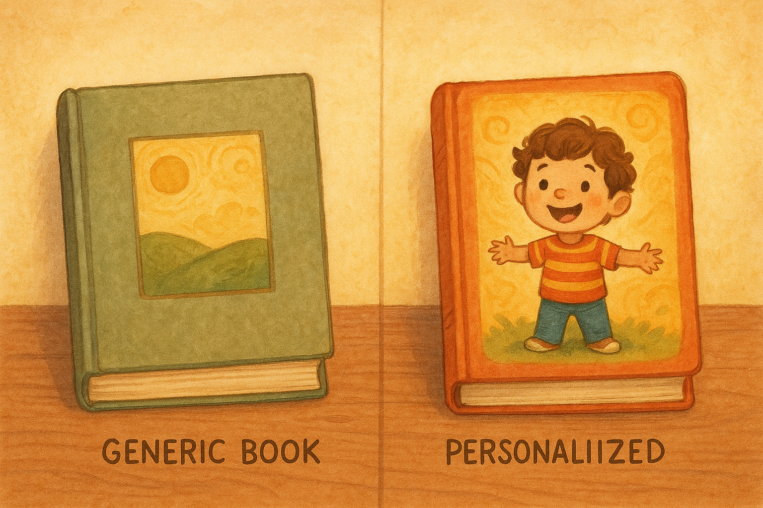 Personalizirana knjiga vs. navadna knjiga: primerjava