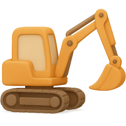 Osebna otroška knjiga o gradbenih strojih, polna čarobnih dogodivščin