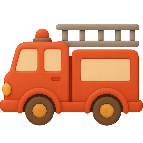 Osebna otroška knjiga o gasilcih, polna poguma in čarovnije