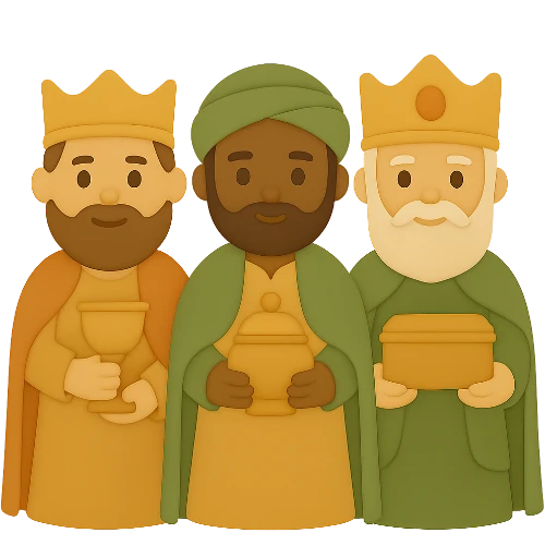 Gepersonalizirana otroška knjiga o Svetih treh kraljih polna čarovnije