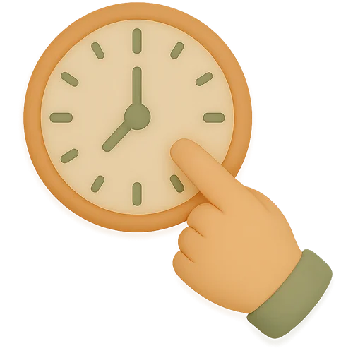 Osebna otroška knjiga o učenju gledanja na uro