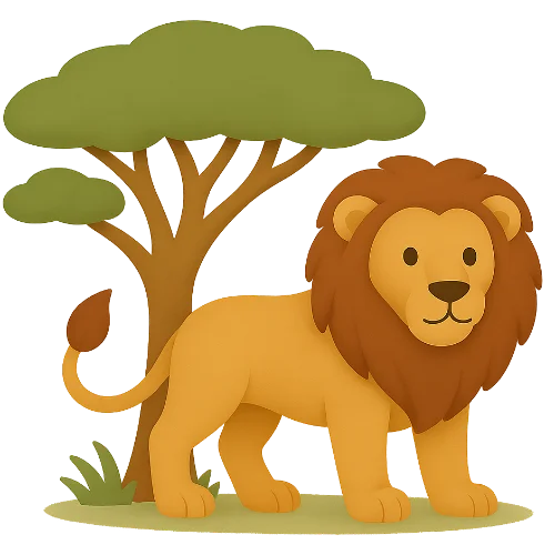 Osebna otroška knjiga o čarobni savani in nepozabnih pustolovščinah