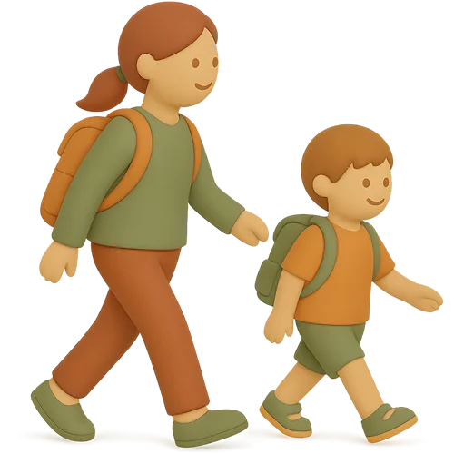 Čarobna personalizirana otroška knjiga o odhodu v šolo