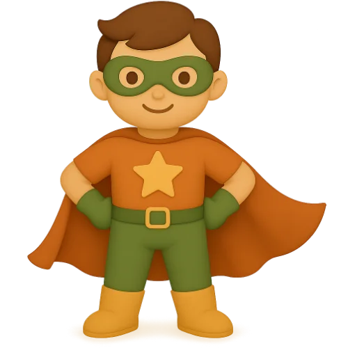 Osebna knjiga za otroke o superjunaku – tvoje edinstveno pustolovščino