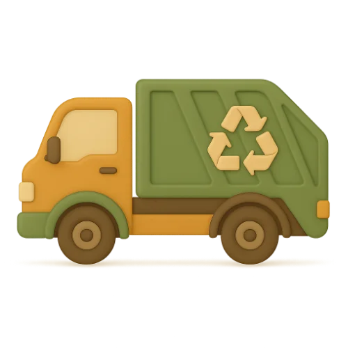 Osebna otroška knjiga o čarobnem tovornjaku za smeti