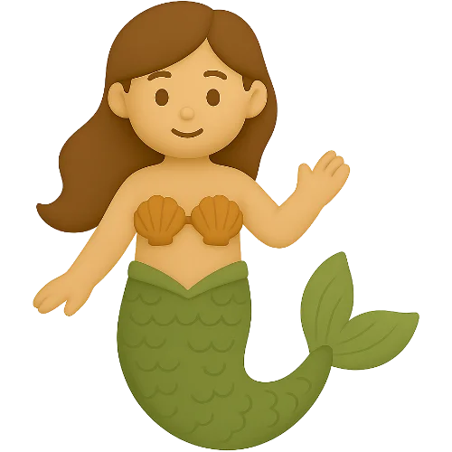 Osebna otroška knjiga o morski deklici polna čarobnih dogodivščin